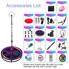 Slow Motion Rotating 360 Degree Photobooth Portable Selfie Spin 360 Photo Booth