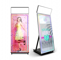 portable wedding vogue augmented reality selfie magic mirror photo booth