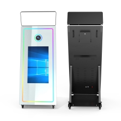 portable wedding vogue augmented reality selfie magic mirror photo booth