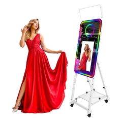 Best Selling Mirror Photo Booth Selfie Magic Photo Mirror Booth Mirror Photobooth With Camera And Printer For Events Wedding