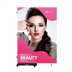 P1.86 P2.5 Portable Full Color Double Sides Outdoor Foldable Led Poster Wifi Control Indoor Screen Led Poster Display