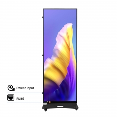 P1.86 P2.5 Portable Full Color Double Sides Outdoor Foldable Led Poster Wifi Control Indoor Screen Led Poster Display