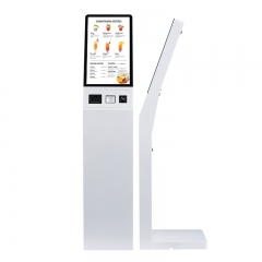 21.5 Inch L-shaped Waterproof Self-service Ordering and Payment Terminal Kiosk