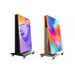 Indoor Foldable Led Poster Screen Display Portable Digital Banner Portable Advertising Led Video Wall for Store