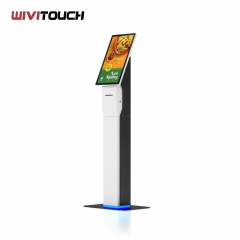 KFC Restaurant Touch Screen Cashless POS Fast Food Self Service Order Payment Terminal Kiosk Floor Stand Machine