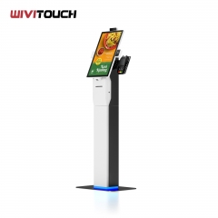 KFC Restaurant Touch Screen Cashless POS Fast Food Self Service Order Payment Terminal Kiosk Floor Stand Machine