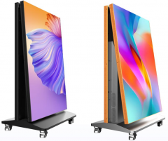 Indoor Foldable Led Poster Screen Display Portable Digital Banner Portable Advertising Led Video Wall for Store