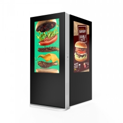 Custom Design Size Mounting Double-sided Floor LCD Digital Signage