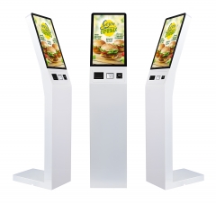 21.5 Inch L-shaped Waterproof Self-service Ordering and Payment Terminal Kiosk