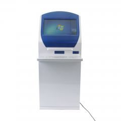 21.5-inch touchscreen queuing machine with keyboard and QR code scanning function