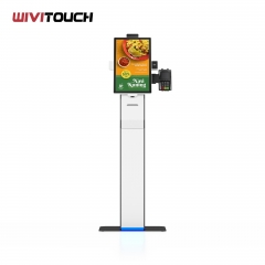 KFC Restaurant Touch Screen Cashless POS Fast Food Self Service Order Payment Terminal Kiosk Floor Stand Machine