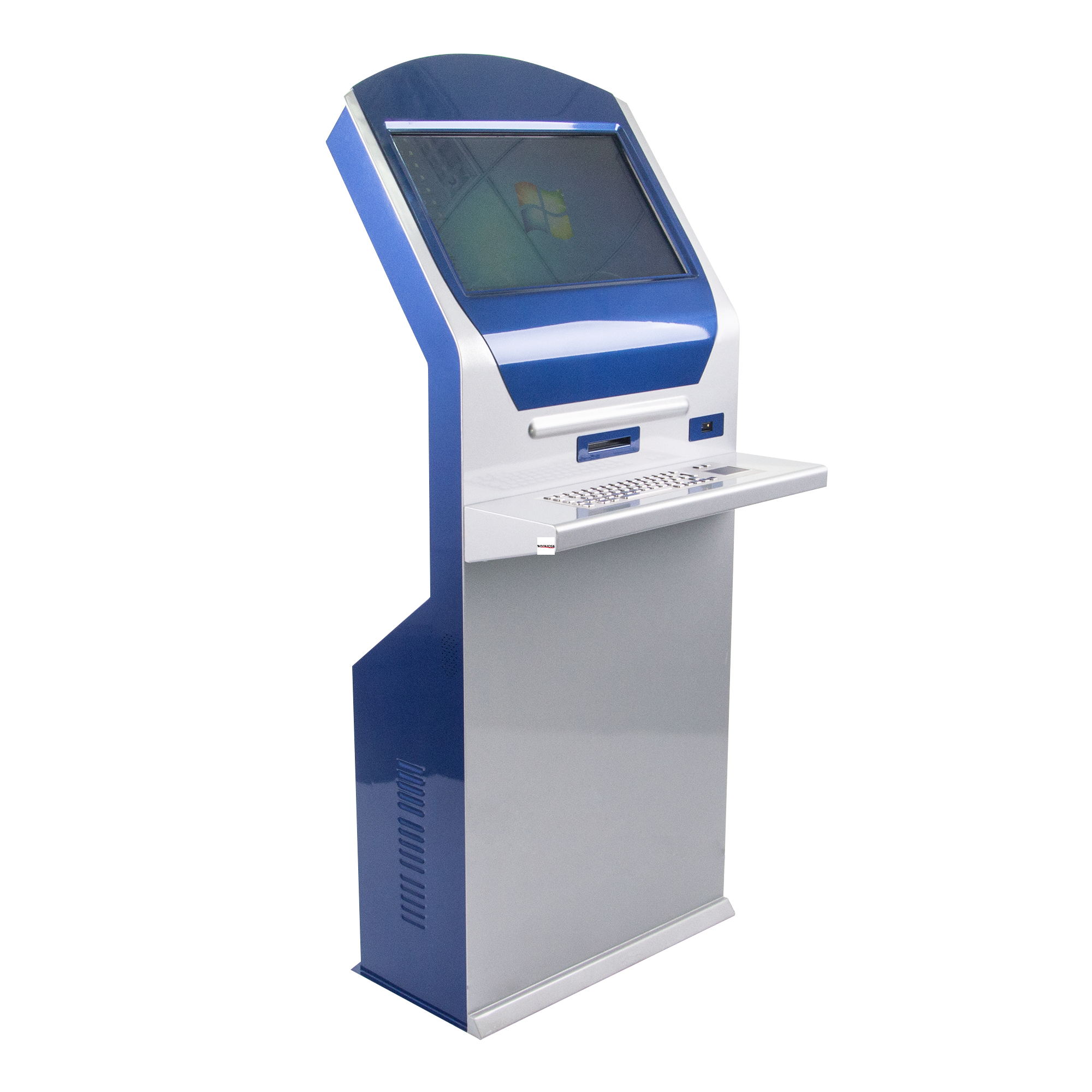 21.5 inch touchscreen queuing machine with keyboard and qr code ...