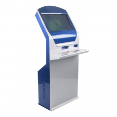 21.5-inch touchscreen queuing machine with keyboard and QR code scanning function