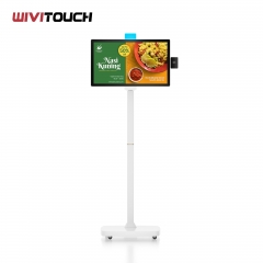KFC Restaurant Touch Screen Cashless POS Fast Food Self Service Order Payment Terminal Kiosk Floor Stand Machine