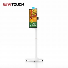 KFC Restaurant Touch Screen Cashless POS Fast Food Self Service Order Payment Terminal Kiosk Floor Stand Machine