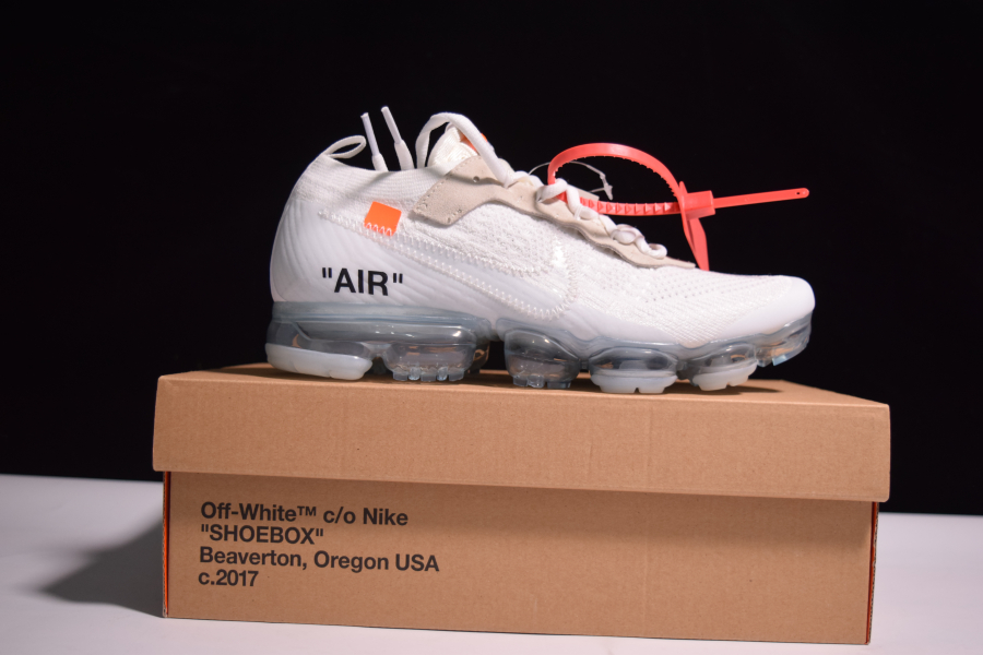 H12 VERSION Nike Air Vapormax X Off-White in white,Fashion sports shoes