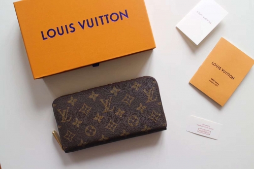 lv wallets real leather with box