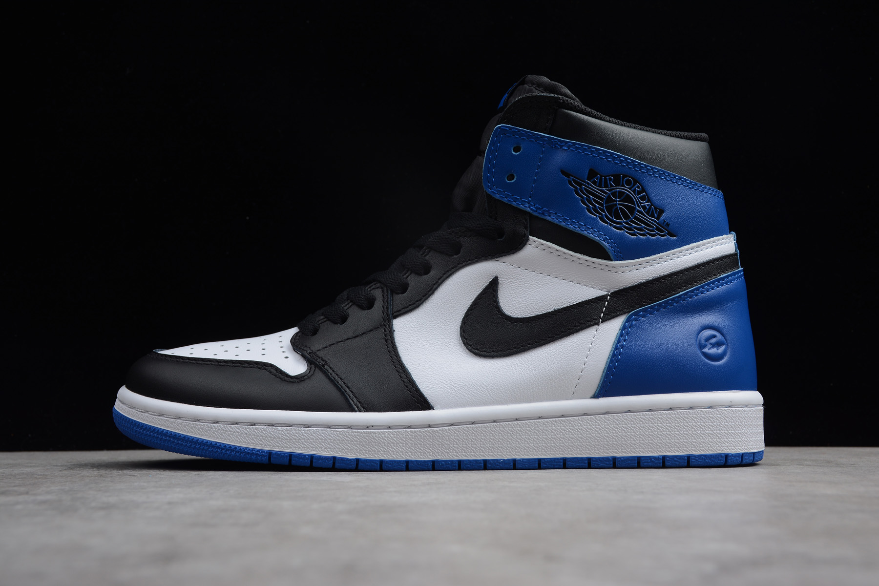 jordan1 blk toe blue,Fashion sports shoes