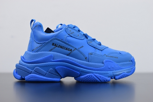 balenciaga triple s blue