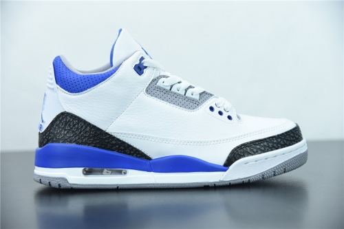 Jordan3  white blue