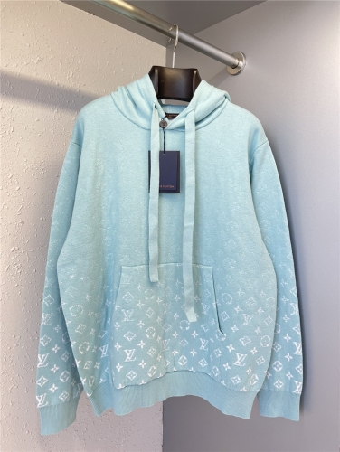 LV HOODIES BLUE