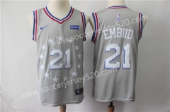 Philadelphia 76ers Gray NBA Jersey