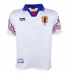 Retro Version 1996 Japan Away White Thailand Soccer Jersey AAA