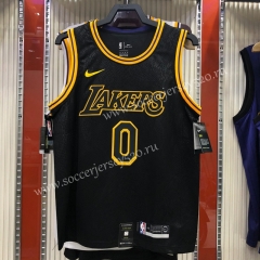 Snakeskin Version Los Angeles Lakers Black #0 NBA Jersey-311