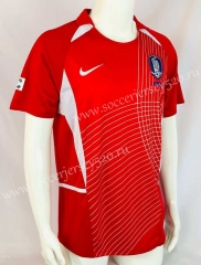 Retro Version 2002 Korea Republic Home Red Thailand Soccer Jersey AAA-503