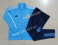 ( 3 Stars ) 2022-2023 Argentina Light Blue Thailand Soccer Jacket Uniform-815