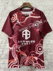 2023-2024 Native Version Maru Maroon Thailand Rugby Jersey