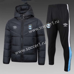 2023-2024 Grêmio FBPA Black Cotton Suit With Hat-815