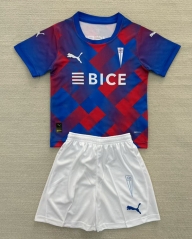 2025-2026 CD Universidad Católica 3rd Away Blue&Red Soccer Uniform-AY