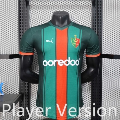 Player Version 2025-2026 MC Alger Green&Red Thailand Soccer jersey AAA-888