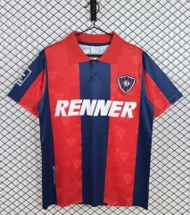 Retro Version 96-98 Cerro Porteño Home Red&Blue Thailand Soccer Jersey AAA-3257