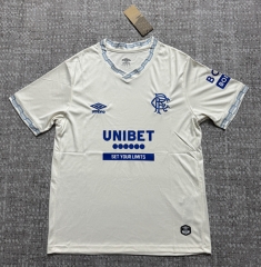 (S-4XL) 26-27 Rangers Football Club Away White Thailand Soccer Jersey AAA-4506