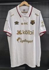 (S-4XL) 26-27 LD Alajuelense Away White Thailand Soccer Jersey AAA-1459