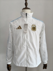 26-27 Argentina White Thailand Soccer Trench Coat-0255