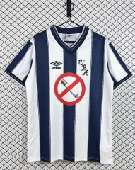 Retro Version 84-86 West Bromwich Albion Home Blue&White Thailand Soccer Jersey AAA-3257