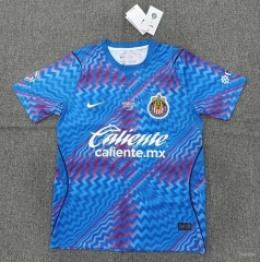 (S-4XL) 26-27 Deportivo Guadalajara Sky Blue Thailand Soccer Jersey AAA-5378