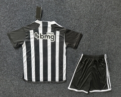 2024-2025 Atlético Mineiro Home Black&White Kids/Youth Soccer Uniform-GB