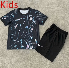 2024-2025 Korea Away Black Kids/Youth Soccer Uniform-2483
