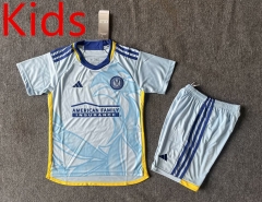 2024-2025 Atlanta United FC Away Light Blue Kids/Youth Soccer Uniform-6748