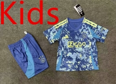 2024-2025 Ajax Away Blue Kid/Youth Soccer Uniform-6748