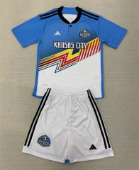 2024-2025 Sporting Kansas City Away Blue Soccer Unifrom-AY