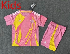2025-26 Scotland Away Pink Kids/Youth Soccer Uniform-6748