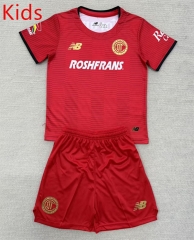 2025-2026 Deportivo Toluca FC Home Red Kids/Youth Soccer Uniform-AY