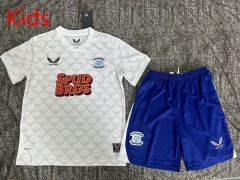 25-26 Preston North End Football Club Home White  Kids/Youth Soccer Uniform-7568
