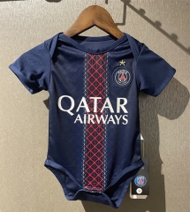 2025-26 Paris SG Home Royal Blue Baby Soccer Uniform-CS
