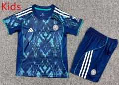 25-26  Leicester City Away Blue  Kids/Youth Soccer Uniform-7809
